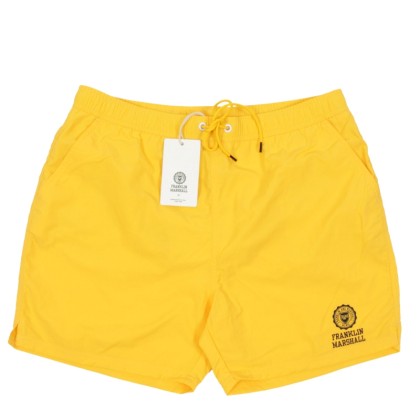 Fraklin Marshall Beachwear Nylon Uni Short BWUA900ANS19 Κίτρινο