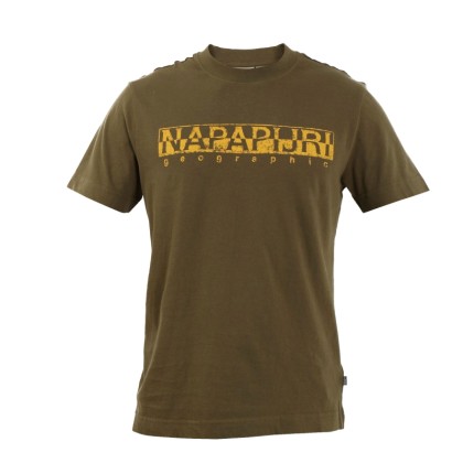 Napapijri Solanos Green T-Shirt NP0A4E39GW11 Χακί