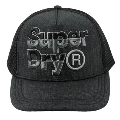 Superdry D1 Mega Logo Cap SDM90011MT000000 Ανθρακί