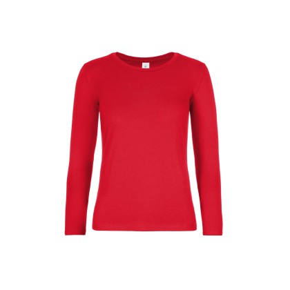 Γυναικείο μακρυμάνικο T- Shirt B & C TW08T - Red