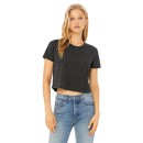 Γυναικείο T-Shirt Flowy Cropped Bella 8882 - Dark Grey Heather