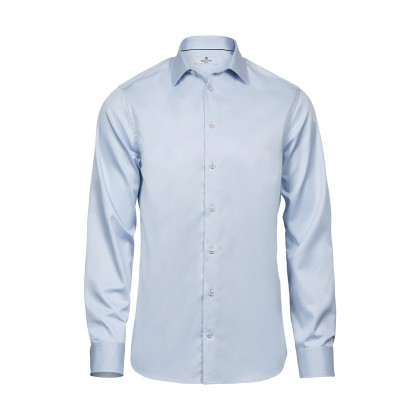 Ανδρικό πουκάμισο Luxury Slim Fit Tee Jays 4021 - Light Blue