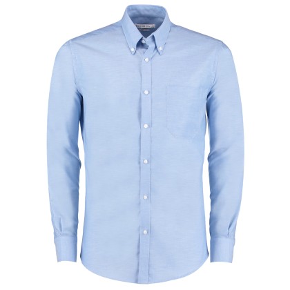 Ανδρικό πουκάμισο Slim Fit Stretch Oxford Kustom Kit KK182 - Lig