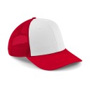Καπέλο 6φυλλο Snapback Trucker Beechfield B647 - Classic Red/Whi