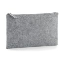 Τσαντάκι τσόχινο Accessory Pouch Bag Base BG725 - Grey Melange