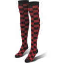 Κάλτσες Checkerboard Overknee Urban Classics TB1166 Black/Red