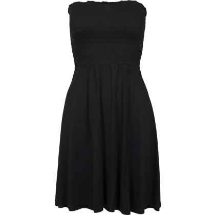 Γυναικείο φόρεμα στράπλες Urban Classics TB2225 Black