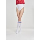Κάλτσες Stripe Socks 2-Pack Urban Classics TB2308 White/Fire Red