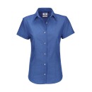 Κοντομάνικο πουκάμισο B & C Oxford SSL Women - Blue Chip