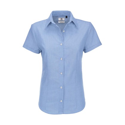 Κοντομάνικο πουκάμισο B & C Oxford SSL Women - Oxford Blue