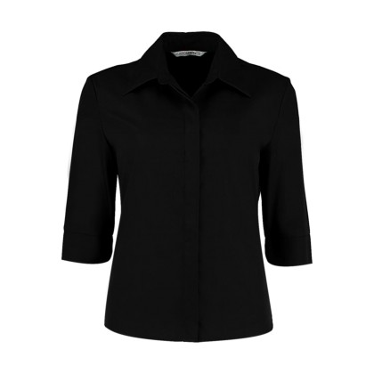 Γυναικείο πουκάμισο Kustom Kit KK715 - Black