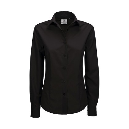 Μακρυμάνικο πουκάμισο B & C Smart LSL Women - Black