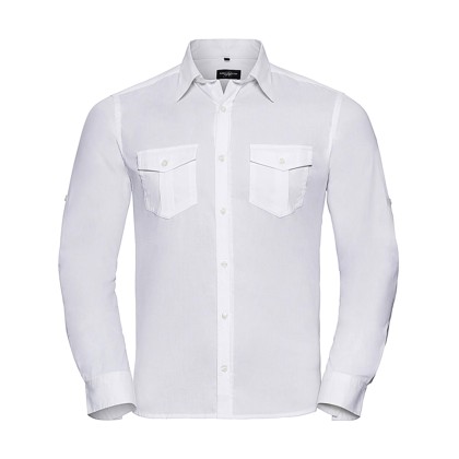 Μακρυμάνικο πουκάμισο Russell R-918M-0 - White