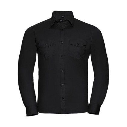 Μακρυμάνικο πουκάμισο Russell R-918M-0 - Black