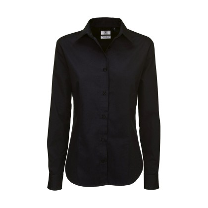 Γυναικείο πουκάμισο B & C Sharp LSL Women - Black