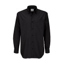 Ανδρικό μακρυμάνικο πουκάμισο B & C Oxford LSL - Black