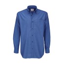 Ανδρικό μακρυμάνικο πουκάμισο B & C Oxford LSL - Blue Chip