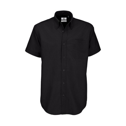 Κοντομάνικο πουκάμισο B & C Oxford SSL Men - Black