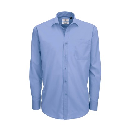 Μακρυμάνικο πουκάμισο B & C Smart LSL Men - Business Blue