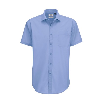 Κοντομάνικο πουκάμισο B & C Smart SSL Men - Business Blue