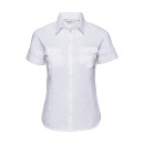 Ladies Roll Sleeve Shirt Russell R-919F-0 - White