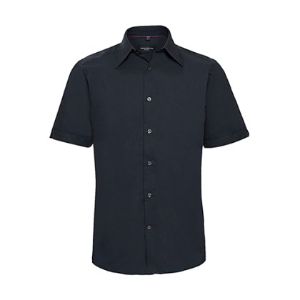 Tencel Fitted Shirt Russell R-955M-0 - Navy