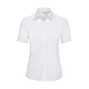 Γυναικείο κοντομάνικο πουκάμισο Stretch Russell R-961F-0 - White