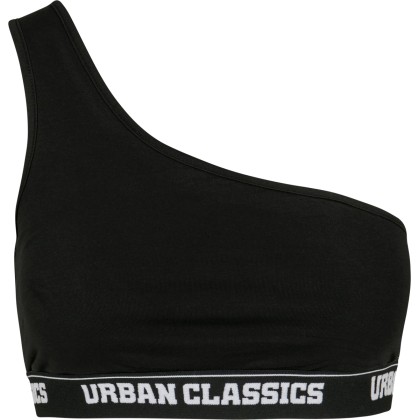 Γυναικείο αθλητικό μπουστάκι με έναν ώμο Logo Urban Classics TB2