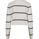 Γυναικείο φούτερ Short Striped Urban Classics TB2616 White/Navy