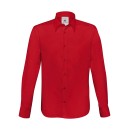 Μακρυμάνικο πουκάμισο B & C London - Deep Red
