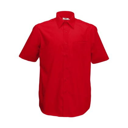 Κοντομάνικο πουκάμισο Fruit of the Loom 65-116-0 - Red