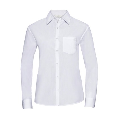 Μακρυμάνικο γυναικείο πουκάμισο Russell R-934F-0 - White