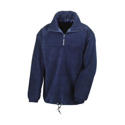 1/4 Zip Lined μπλούζα Fleece Result R017X - Navy
