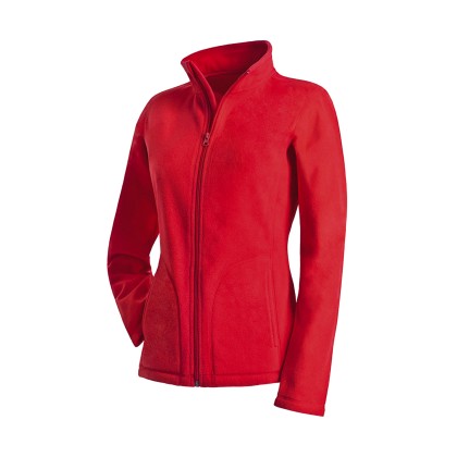 Γυναικεία ζακέτα Active Fleece Jacket Stedman ST5100 - Scarlet R