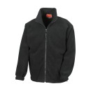 Full Zip Active ζακέτα Fleece Jacket Result R036X - Black