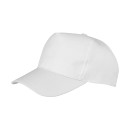 Πεντάφυλλο καπέλο Boston Result Caps RC084X - White