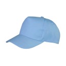 Πεντάφυλλο καπέλο Boston Result Caps RC084X - Sky