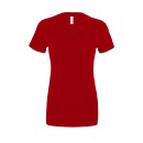 Γυναικείο Deep V-Neck Jersey T-Shirt Bella 6035 - Red