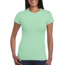 Γυναικείο Fitted Ring Spun T-Shirt Gildan 64000L - Mint Green