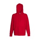 Lightweight Hooded Sweat Fruit of the Loom 62-140-0 - Red