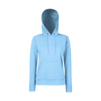 Lady Fit Hooded Sweat Fruit of the Loom 62-038-0 - Sky Blue