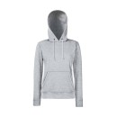 Lady Fit Hooded Sweat Fruit of the Loom 62-038-0 - Heather Grey