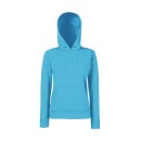 Lady Fit Hooded Sweat Fruit of the Loom 62-038-0 - Azure Blue