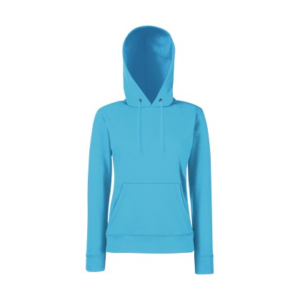 Lady Fit Hooded Sweat Fruit of the Loom 62-038-0 - Azure Blue