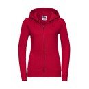 Ladies Authentic Zipped Hood Russell R-266F-0 - Classic Red
