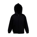 Παιδικό Hooded Sweat Jacket Fruit of the Loom 62-045-0 - Black