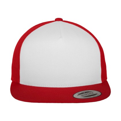 Καπέλο Classic Trucker Cap Yupoong 6006W - Red/White/Red