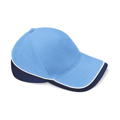 Καπέλο Teamwear Beechfield B171 - Sky Blue/French Navy/White