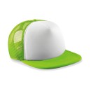 Παιδικό καπέλο Snapback Trucker Beechfield B645b - Lime Green/Wh