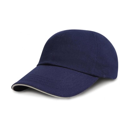 Καπέλο Brushed Cotton Result Caps RC024P - Navy/White